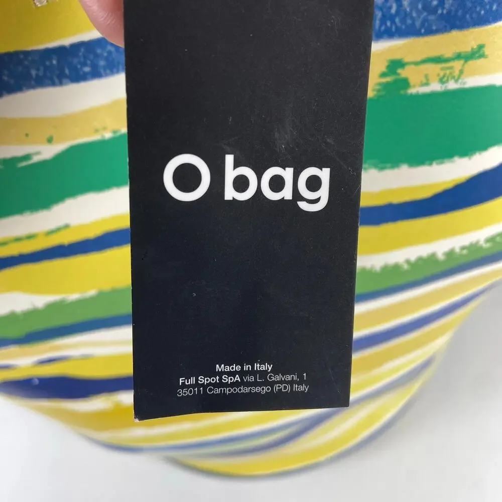 O Bag Sailor Water Color Cobalto Backpack Bucket Stripe Multicolor